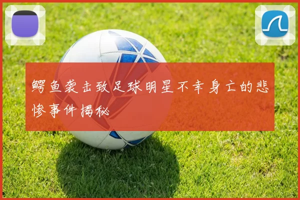 鳄鱼袭击致足球明星不幸身亡的悲惨事件揭秘